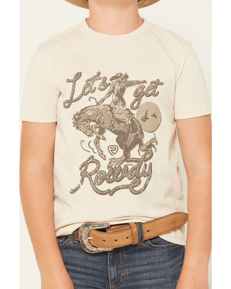 Rock & Roll Denim Boys' Rowdy Short Sleeve Graphic T-Shirt