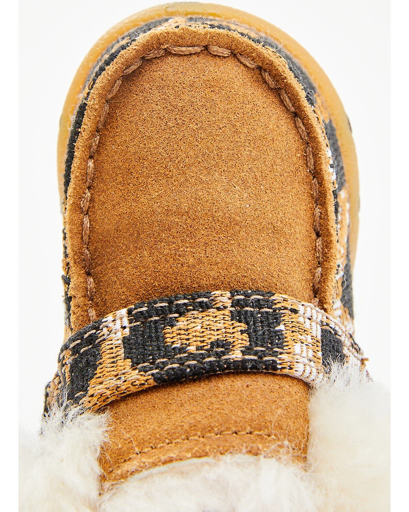 Twisted X Infant Girls' Cheetah Print Shoes - Moc Toe