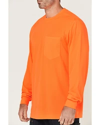 Hawx Men's Enhanced Visibility Long Sleeve Work T-Shirt