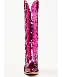 Dingo Women's Sequin Dance Hall Queen Tall Western Boots - Snip Toe