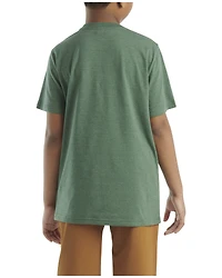 Carhartt Little Boys' Solid Logo Short Sleeve Pocket T-Shirt