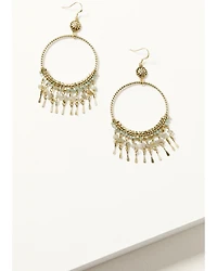 Shyanne Women's Soleil Gold Hoop Earrings
