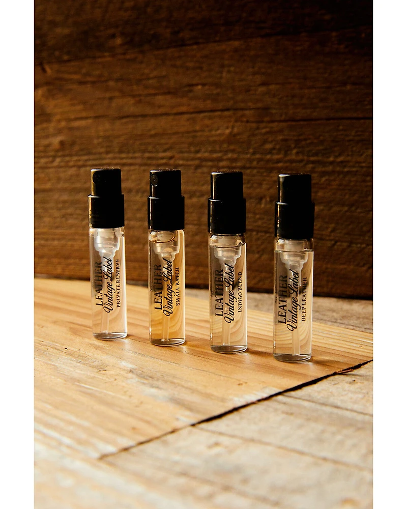 Tru Fragrances Men's Leather Discovery Cologne Set