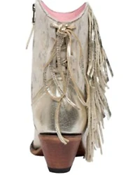 Junk Gypsy Women's Spirit Animal Ombre Fringe Western Fashion Booties - Snip Toe