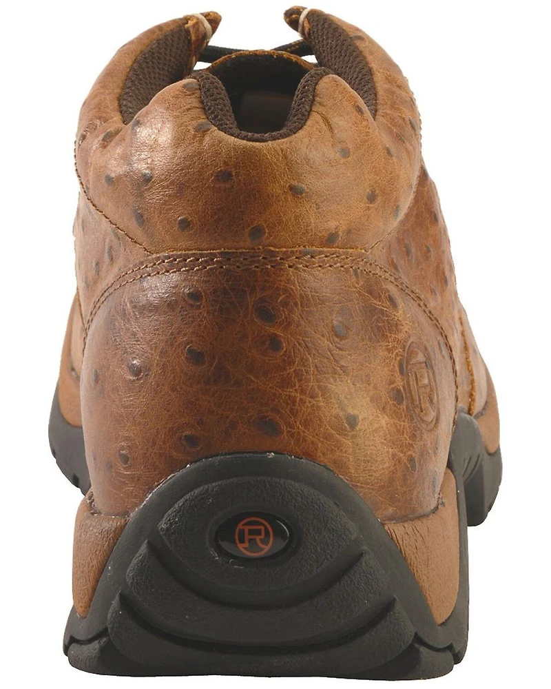 Roper Men's Ostrich Print Chukka Casual Boots