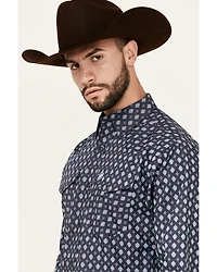 Ariat Men's Everly Geo Print Long Sleeve Snap Western Shirt
