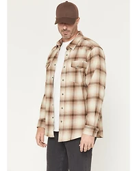Thorogood Men's Plaid Print Long Sleeve Snap Flannel Shirt