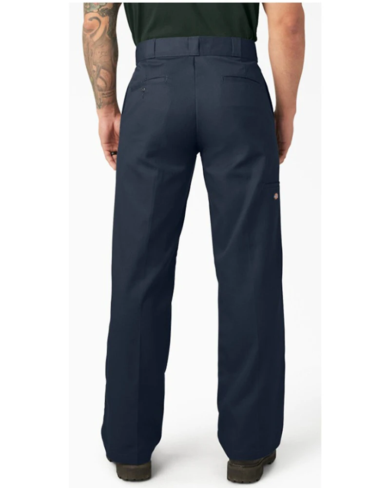 Dickies Men's Double Knee Twill Loose Fit Straight Work Pants