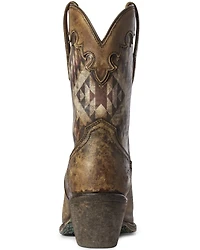 Ariat Women's Gemma Southwestern Print Western Boots - Snip Toe