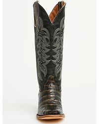 Tanner Mark Women's Caiman Print Tall Western Boots - Square Toe