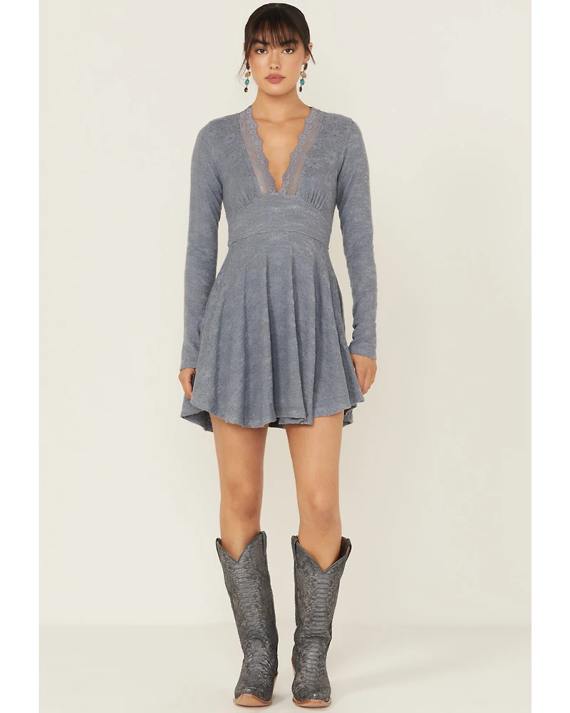 Free People Women's All Yours Long Sleeve Mini Dress