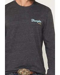 Wrangler Men's Long Live Cowboys Sleeve Graphic T-Shirt