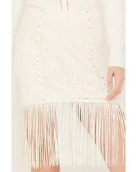 Idyllwind Women's Rocker Studs and Lace Skirt