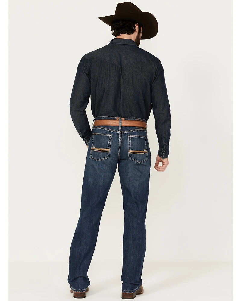 Ariat Men's Boot Barn Exclusive M4 Newton Phillip Medium Wash Relaxed Straight Stretch Denim Jeans