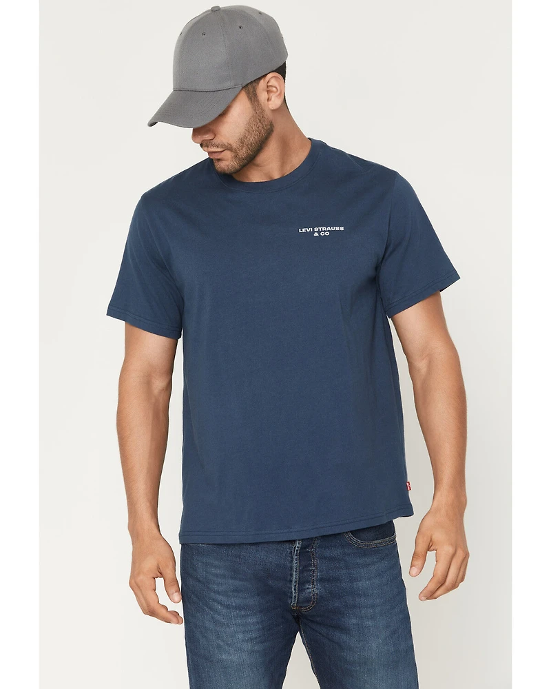 Levi's Men's Indie Prep Script Logo Short Sleeve Graphic T-Shirt