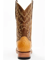 Cody James Men's Full-Quill Ostrich Exotic Western Boots - Broad Square Toe