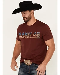 RANK 45® Men's Photoreal Logo Short Sleeve T-Shirt