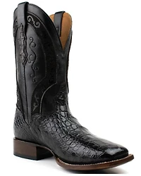 El Dorado Men's American Alligator Exotic Western Boots - Broad Square Toe