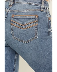 Shyanne Women's Luna High Rise Flare Stretch Denim Jeans