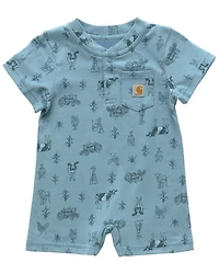 Carhartt Infant Boys' Cow Short Sleeve Snap Onesie
