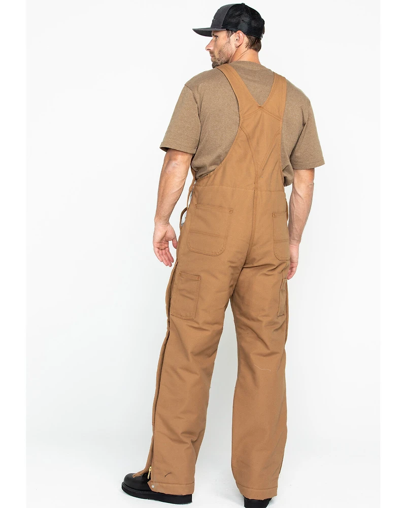 Carhartt Men's FR Duck Quilt-Lined Bib Overalls
