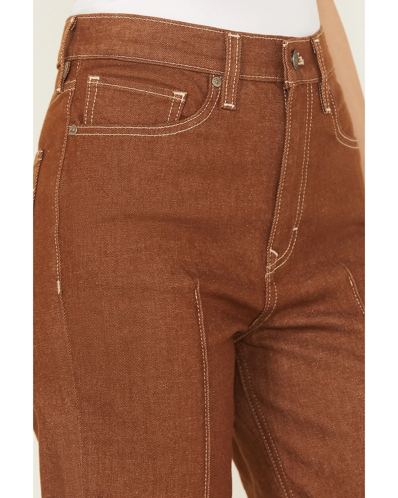 Ariat Women's Jazmine Relaxed Ultra High Rise Straight Stretch Denim Jeans