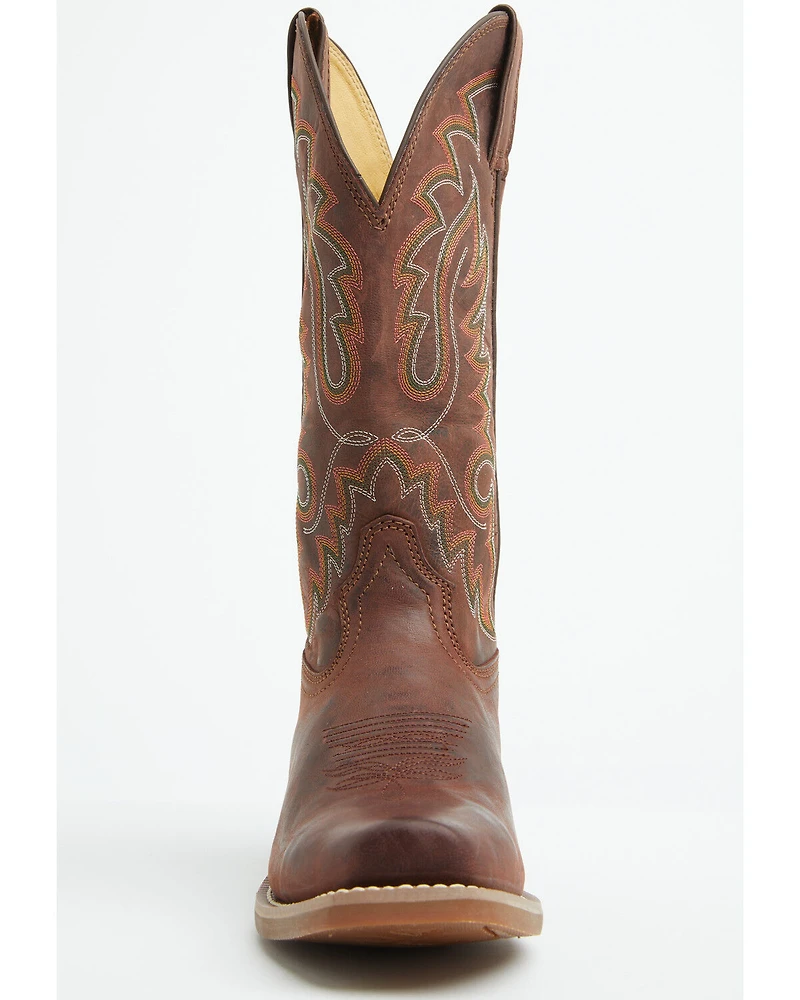 Justin Men's Cowboy Town Bay Western Boots - Square Toe