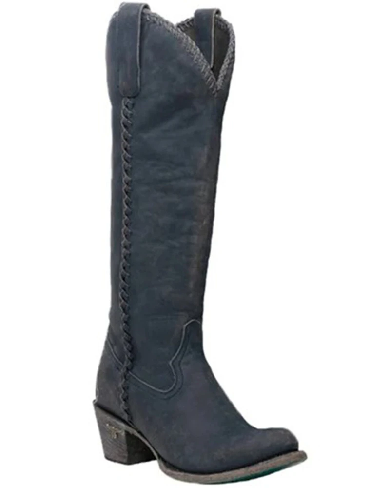 Lane Women's Plane Jane Western Tall Boots - Round Toe