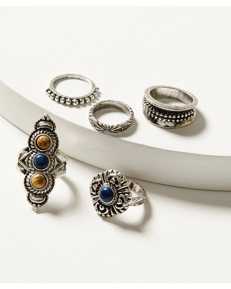Shyanne Women's Monument Valley 5-Piece Ring Set