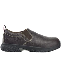 Avenger Women's Flight Brown Work Shoes - Alloy Toe
