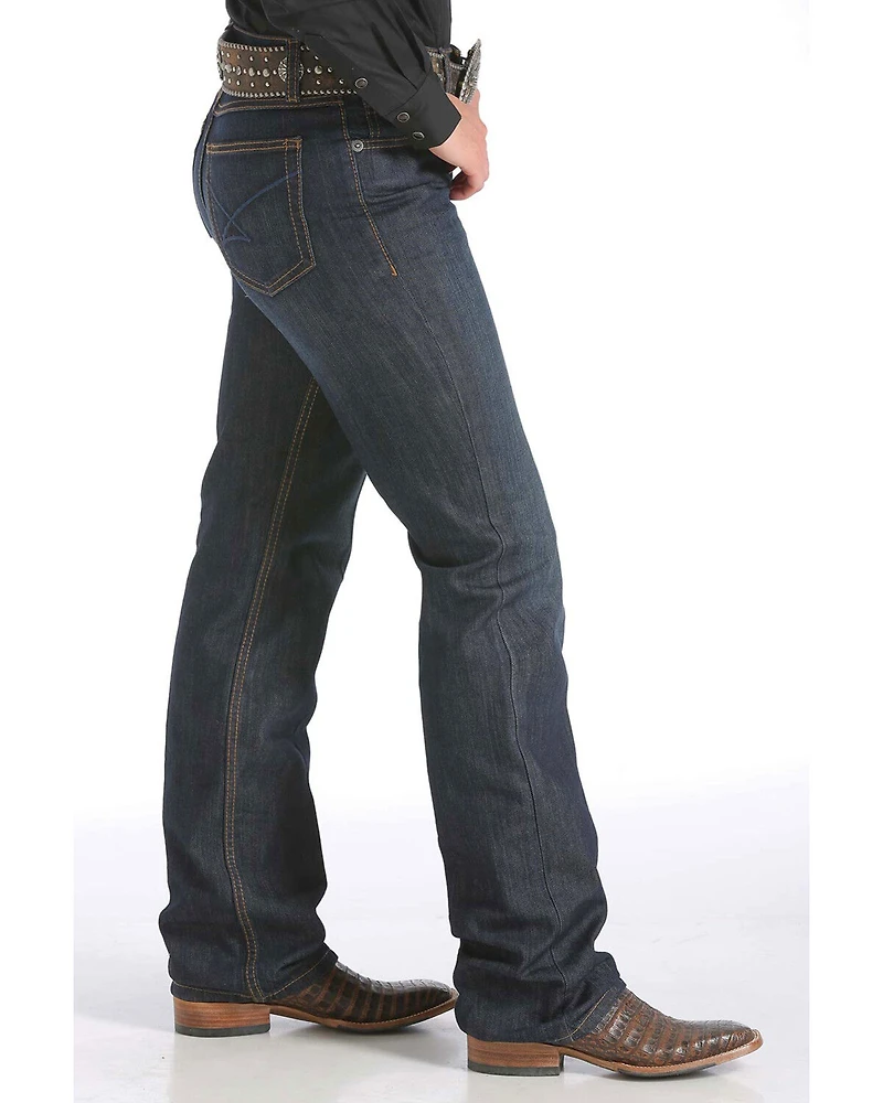 Cinch Women's Jenna Dark Wash Bootcut Slim Fit Stretch Denim Jeans