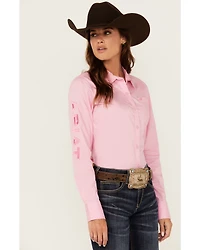 Ariat Women's R.E.A.L Team Kirby Long Sleeve Button-Down Stretch Western Shirt