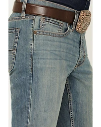 Cody James Men's Bozeman Wash Duke Relaxed Bootcut Stretch Denim Jeans