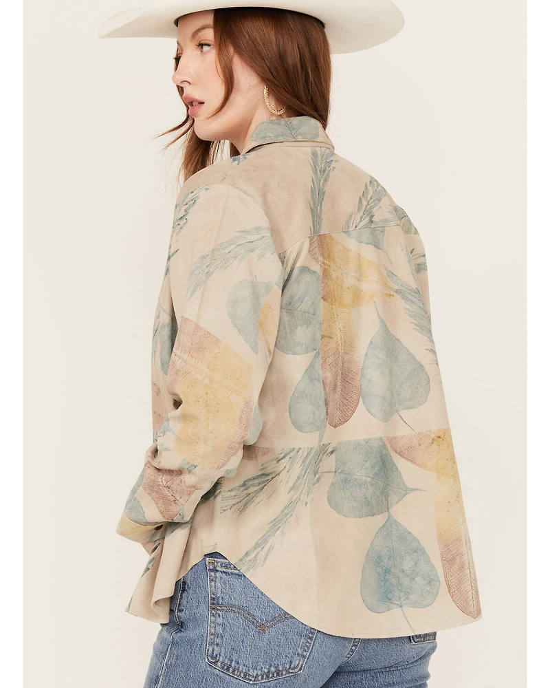 Cleo + Wolf Women's Aron Long Sleeve Printed Shirt