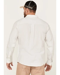 Brothers and Sons Men's Performance Solid Long Sleeve Button Down Western Shirt
