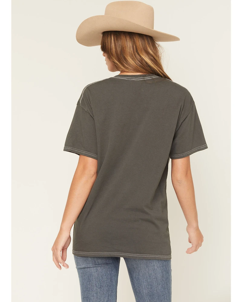 Merch Traffic Women's Thomas Rhett Guitar Photo Short Sleeve Graphic Tee