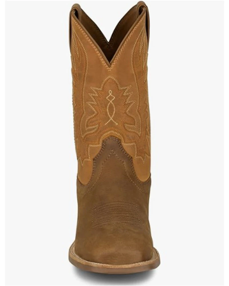 Justin Men's Rustle Performance Western Boots - Broad Square Toe