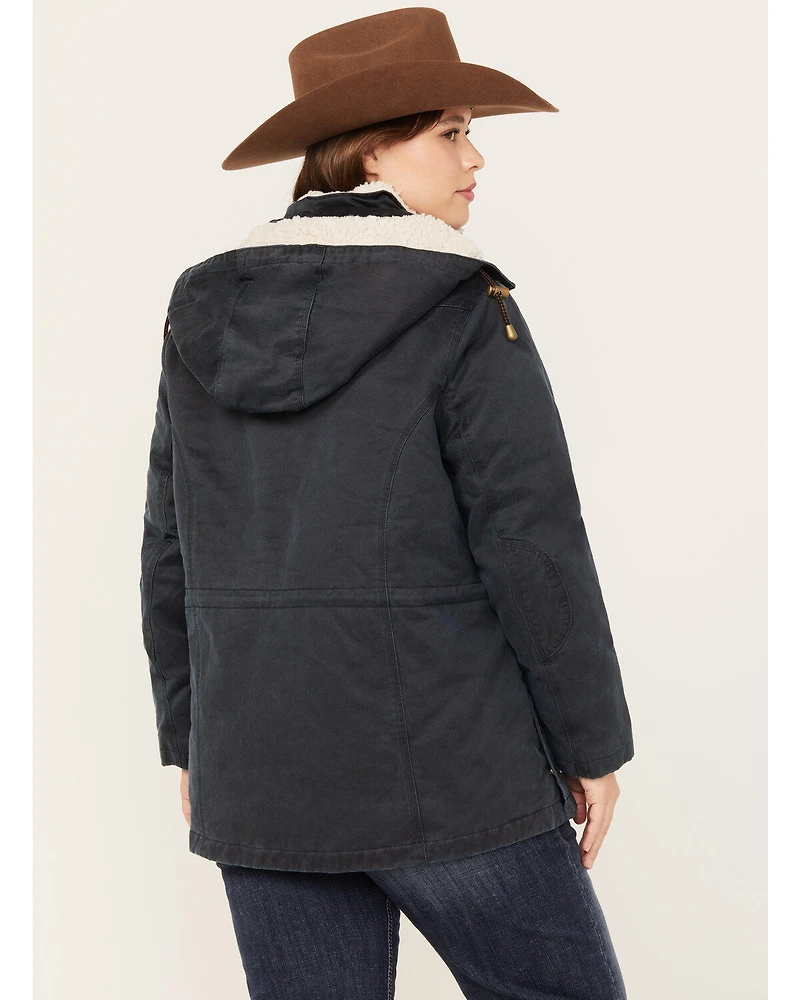 Outback Trading Co. Women's Woodbury Sherpa-Lined Hooded Jacket - Plus