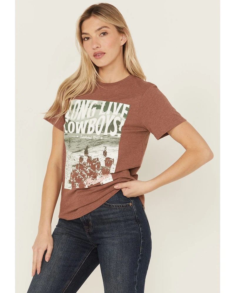 Wrangler Women's Long Live Short Sleeve Graphic Tee