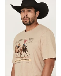 Wrangler Men's Cowboys Short Sleeve Graphic T-Shirt