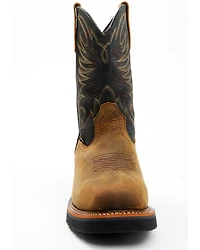 Thorogood Men's 11" Waterproof Square Toe Wellington Work Boots - Steel