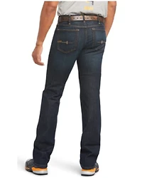 Ariat Men's M7 Rebar Durastretch Dark Basic Slim Straight Work Jeans