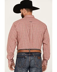 Ariat Men's Kairo Plaid Print Long Sleeve Button-Down Western Shirt