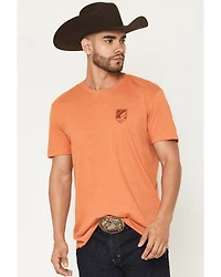 RANK 45® Men's Cowboy Logo Short Sleeve Graphic T-Shirt
