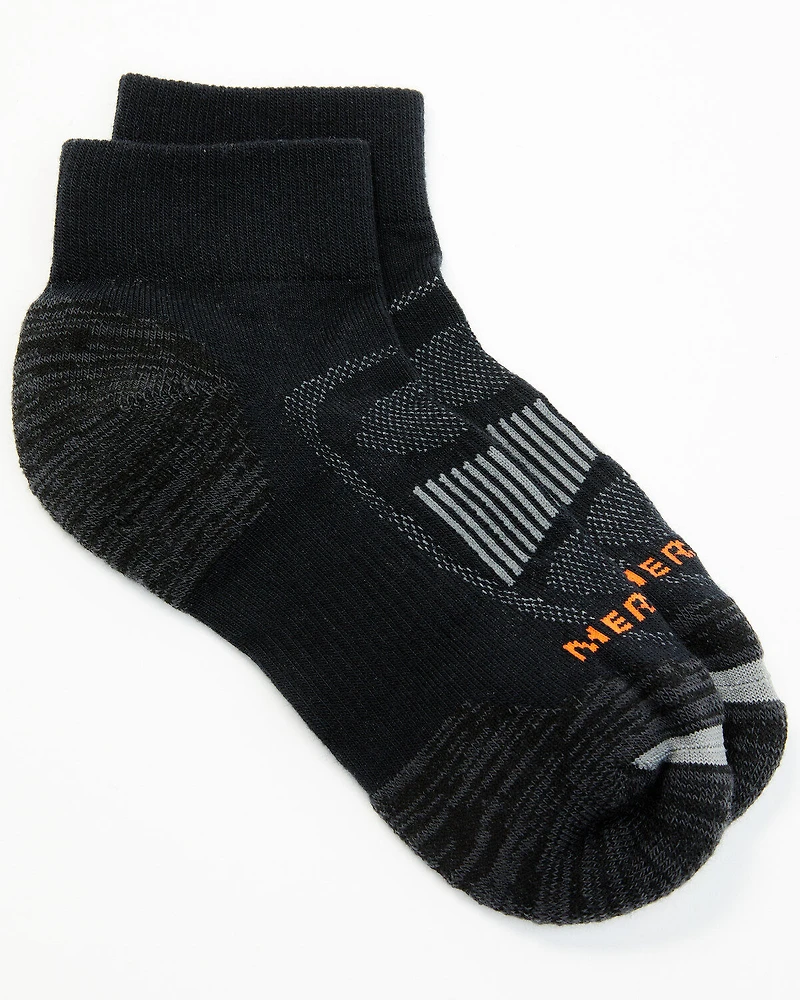 Merrell Men's Zoned Quarter Crew Socks