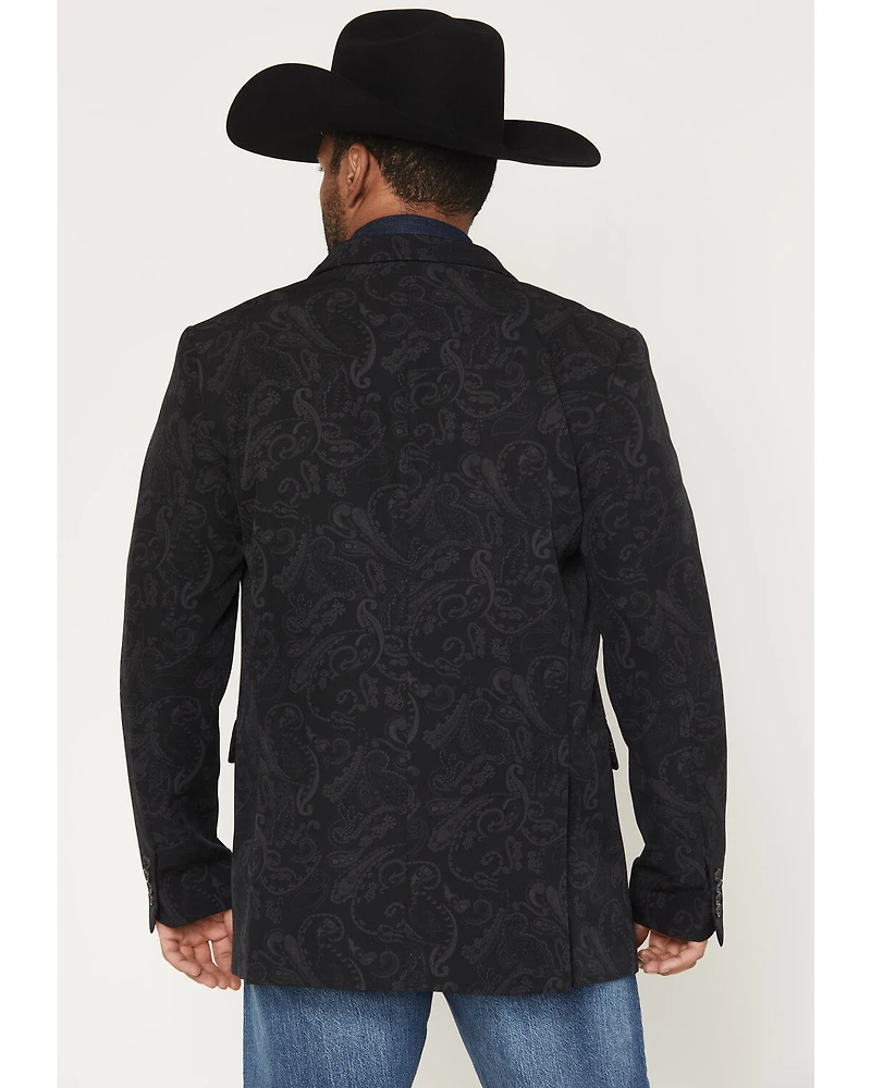 Rock & Roll Denim Men's Paisley Print Sportcoat