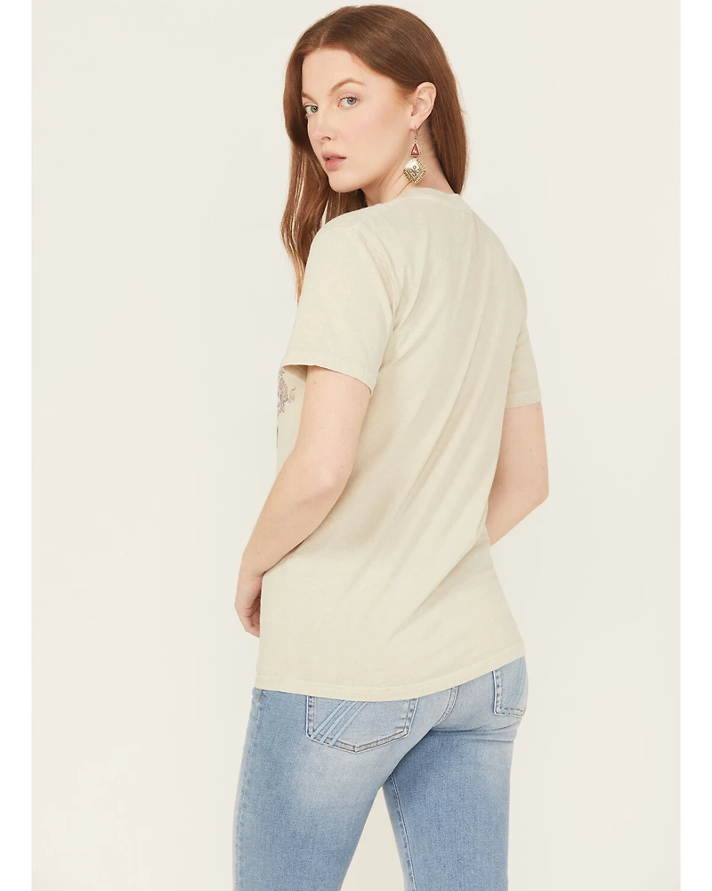 Youth Revolt Women's Cowboy Time Short Sleeve Graphic Tee