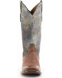 Ferrini Men's Smooth Quill Ostrich Exotic Boots - Broad Square Toe