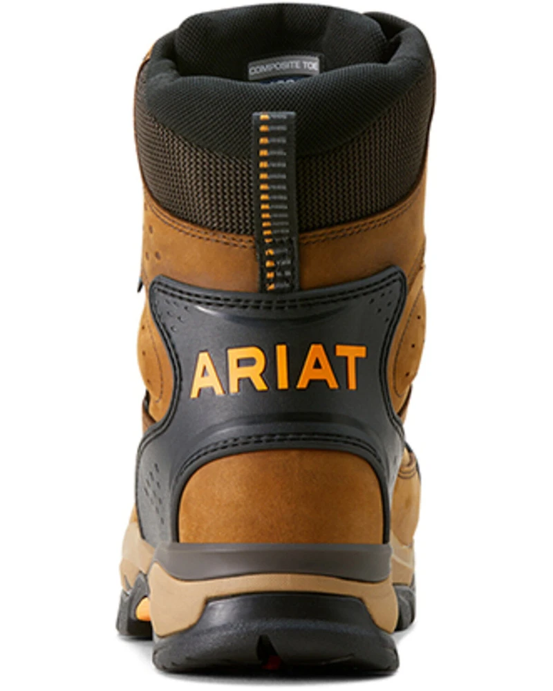Ariat Men's 8" Endeavor Waterproof Work Boots - Carbon Toe
