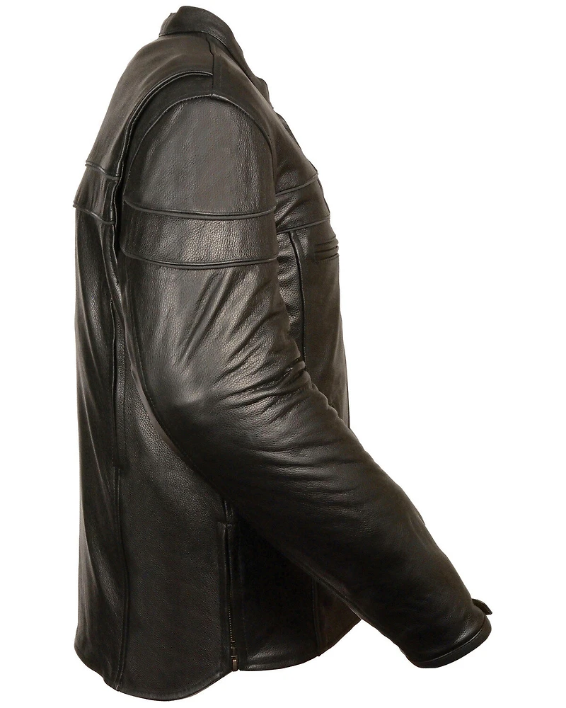 Milwaukee Leather Men's Sporty Scooter Crossover Jacket - 5X